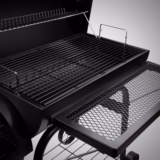 F02 Keyo nouveau modèle noir de luxe robuste allemand américain extérieur jardin Patio chariot charbon de bois barbecues